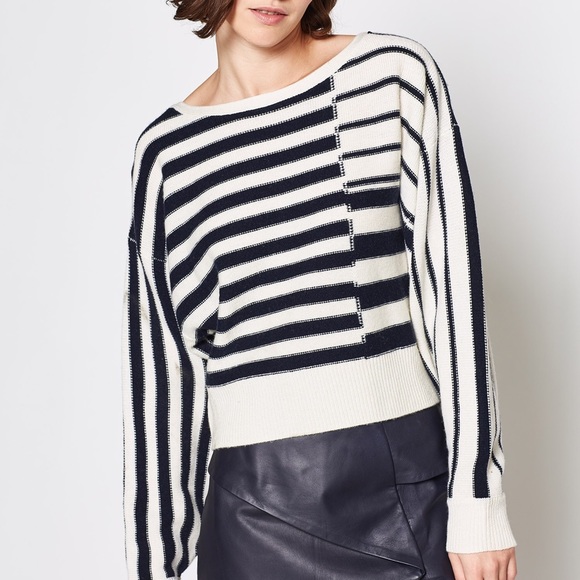 Joie Sweaters - JOIE Maridel Striped Long Sleeved Sweater XS NWT